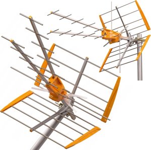 Antena RTV Televes Antena Televes V+ MIX DVB-T2 U/V ref.149011 ze wzmacniaczem 5