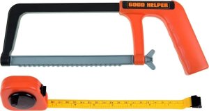 Woopie Duży Zestaw Budowlańca Majsterkowicza Narzędzia Odblaskowa Kamizelka Kask 4