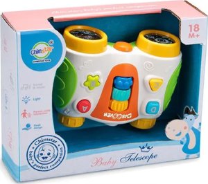 Lean Sport Lornetka Interaktywna Zestaw Efekty Świetlne Dźwiękowe Nauka Literek Kolory 10