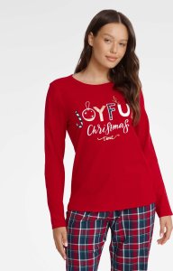 Esotiq & henderson Piżama Glance 40938-33X Czerwona (Rozmiar XL) 3