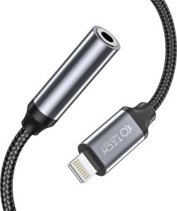 Tech-Protect Adapter do Słuchawek / Przejściówka Lightning - minijack 3,5mm Tech-Protect Ultraboost czarny 2