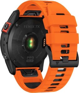 Tech-Protect Pasek do GARMIN FENIX 3 / 5X / 3HR / 5X PLUS / 6X / 6X PRO / 7X Tech-Protect IconBand pomarańczowo-czarne 3
