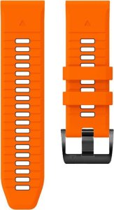 Tech-Protect Pasek do GARMIN FENIX 3 / 5X / 3HR / 5X PLUS / 6X / 6X PRO / 7X Tech-Protect IconBand pomarańczowo-czarne 4