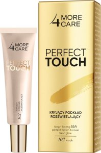 Perfecta More4Care Perfect Touch kryjący podkład rozświetlający 102 Nude 30ml 2