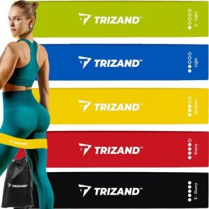 Trizand Zestaw gum do ćwiczeń- 5szt Trizand 21955 1
