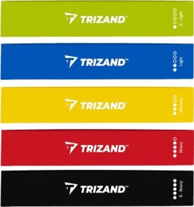 Trizand Zestaw gum do ćwiczeń- 5szt Trizand 21955 8