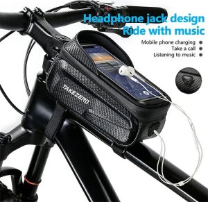 WildMan Etui/uchwyt rowerowy TAKEZERO TZ01 sakwa na ramę czarny/black 4