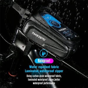 WildMan Etui/uchwyt rowerowy TAKEZERO TZ01 sakwa na ramę czarny/black 6