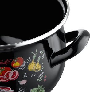 Emalia Pleszew Zestaw garnków emaliowanych Emalia Polska Pleszew Lasagne 2,2 l i 3 l i 4,2 l i 5,3 l 3