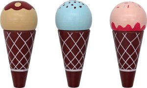 Melissa & Doug Drewniana lodziarnia na kółkach beżowy Uniwersalny 4