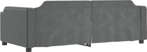 vidaXL vidaXL Sofa rozsuwana, ciemnoszara, 90x200 cm, tkanina 7