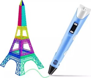 Spin Master 3D printing pen for creating figures from PLA / ABS Blue FUS3DPENBL 1