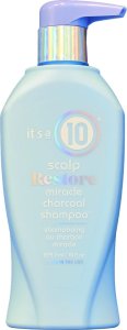 Milk Shake It's a 10, Scalp Restore Miracle, Charcoal, Hair Shampoo, Remove Excess Oil And Product Residual Build-up, 295.7 ml For Women 1