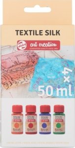 Artequipment Talens Art Creation Textile Silk set Basic | 4 x 50 ml 1