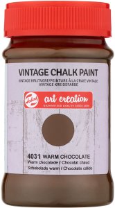Artequipment Talens Art Creation Vintage Chalk Jar 100 ml Warm Chocolate 4031 1