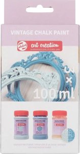 Talens Talens Art Creation Vintage Chalk set Blues | 2 x 100 ml + crackle medium 4