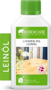 Bel London Nordicare LINSEED OIL is a vegetable oil for treatment and maintenance of all solid wood. The oil leaves a 100% biological surface and underlines the original natural structure of the wood. Provides the surface with a beautiful, long-lasting a 1