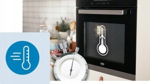 Piekarnik z płytą Beko Zestaw piekarnik i p�yta Beko BBSE 17300B 4