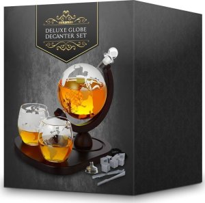 Glasmark Zestaw do Whisky DELUXE: Karafka + Szklanki + Kamienie + Szczypce + Podstawka 2