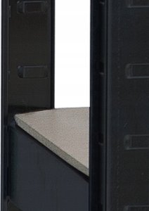 kontrast Regał magazynowy metalowy 150x75x30 5 półek x 150kg czarny 4
