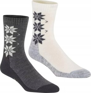 Happy Socks Damskie Skarpety za kostkę KT WOOL SOCK 2PK 1