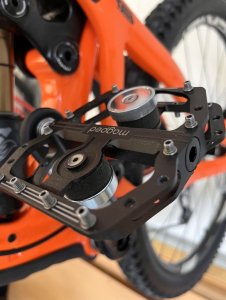 Evoca Pedały MAGPED ENDURO2 200NM (Enduro, Downhill, MTB), Magnetyczne z blokami, Siła magnesu 200Nm dla rowerzystów >75kg, Czarne, Waga 477g 15