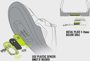 Korbi Pedały MAGPED ULTRA2 150NM (Gravel, Trekking, MTB), Magnetyczne z blokami, Siła magnesu 150Nm dla rowerzystów 6