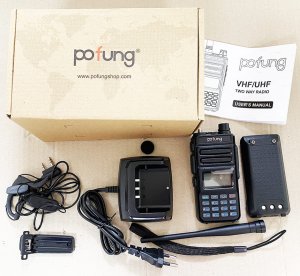Krótkofalówka Baofeng Radiotelefon Dual band VHF/UHF Pofung P-15UV USB 2