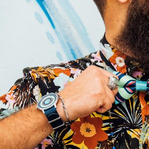 Zegarek Cavaldi Zegarek męski Charles BowTie CALSA.N.B niebieski 6