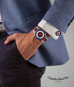 Zegarek Cavaldi Zegarek męski Charles BowTie DOLSA.N.B niebieski 6