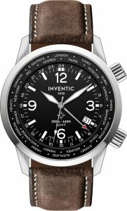 Zegarek Timex Zegarek męski Inventic C54540.41.65 brązowy 1