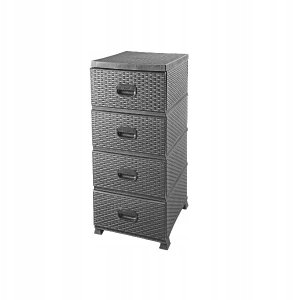 Triton Regał Rattan 38x45x90cm 3