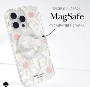 Case-Mate Kate Spade New York Magnetic Loop Grip - Uchwyt MagSafe na palec (The Sparkle Silver) 4