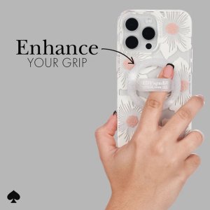 Case-Mate Kate Spade New York Magnetic Loop Grip - Uchwyt MagSafe na palec (The Sparkle Silver) 5