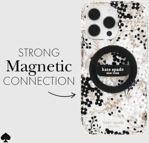 Case-Mate Kate Spade New York Magnetic Loop Grip - Uchwyt MagSafe na palec (Black) 3