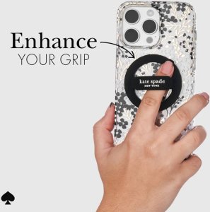 Case-Mate Kate Spade New York Magnetic Loop Grip - Uchwyt MagSafe na palec (Black) 5