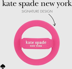 Case-Mate Kate Spade New York Magnetic Loop Grip - Uchwyt MagSafe na palec (Pom Pom Pink) 6