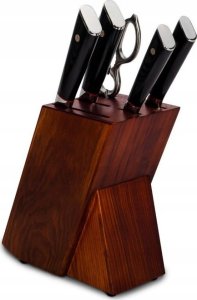 Blaumann Damasko plieno peilių rinkinys su stovu KAMAZAKI KZI004SET 2