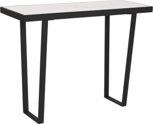 Bigbuy Home Console Home ESPRIT Biały Czarny Metal 100 x 35 x 75 cm 1