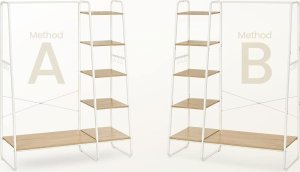 Tectake Wieszak Na Ubrania, Wieszak Na Płaszcze, 45 X 120 X 160 Cm, Wieszak Na Ubrania Z Drążkiem Na Ubrania, Stojak Na Buty, Otwarta Sz 10