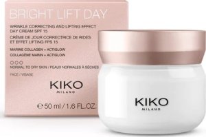 KIKO Milano New Bright Lift Day liftingujący krem rozświetlający na dzień z Kolagenem Morskim SPF15 50ml 1