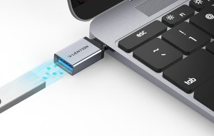 Adapter USB MicroConnect USB-A - USB-C Srebrny  (CB-TP-C3-GRY-NA) 3