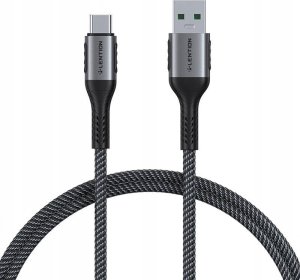 Kabel USB Aukey Kabel szybko ładujący USB-A 3.1 do USB-C Lention CB-ACE-6A1M, 6A, 10Gbps, 0,5m (czarny) 1