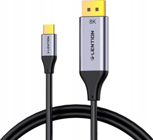 Kabel C2G Kabel USB-C do DisplayPort Lention CU808D, 8K60Hz, 1.7m (czarny) 1