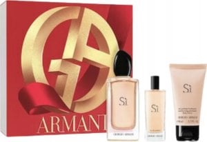 Alkotest SET GIORGIO ARMANI Si EDP spray 100ml + EDP spray 15ml + BODY LOTION 50ml 1