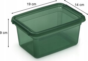 Moxom Pojemnik plastikowy Base 1,5 L Zielony 3