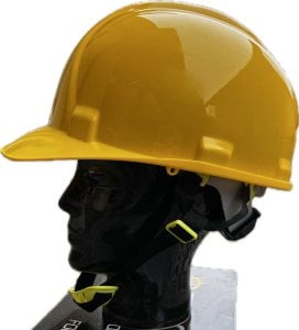 Dedra Kask Roboczy Z Paskiem Podbródkowym Helmet Erik Kask Ochronny Hdpe - Żółty Pgt St03-Yy101 Żółty 5905616206523 1