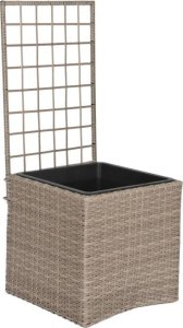 Bigbuy Home Doniczka Home ESPRIT polipropylen Rattan 48 x 52 x 114 cm 1