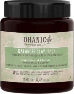 Botavikos Kaukė riebiai galvos odai Ohanic Clay Balancer Mask 250 ml 1