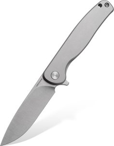 Kubey Knife Nóż składany Vosteed Mini Labrador Frame Lock Satin 14C28N Titanium A3001 1